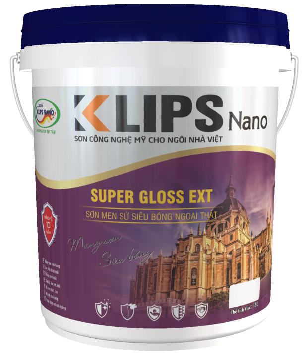 Klips Nano Super Gloss Ext - Sơn KLIPS NANO - Công Ty Cổ Phần Tập Đoàn Sơn KLIPS NANO